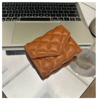 Dompet Kartu Kredit Wanita Desainer Kustom dengan Ritsleting, Bahan Kanvas, Tahan Lama