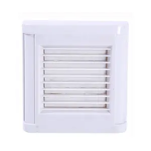 Kanasi-miniventilador pequeño de plástico para el baño, dispositivo de ventilación montado en la pared para ventana, 4 y 6 pulgadas