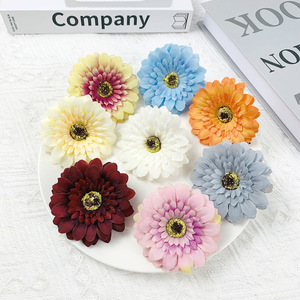 <b>Artificial</b> Gerbera Flower 7cm Diameter Decorative <b>Daisy</b> For Home Decor Photography Props - Product Image 1