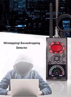 Détecteur d'espions portable K99, scanner RF, alarmes, GSM, GPS, FM, VHF, UHF, signal sans fil, haute sensibilité, batterie