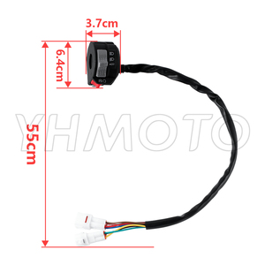 Interruptor de Manillar para Yamaha <span class=keywords><strong>Raptor</strong></span> <span class=keywords><strong>700</strong></span> YFM700 YFZ450 R Kodiak 450 <span class=keywords><strong>700</strong></span> 1S3-83973-11-00, Piezas para ATV, Control de Luces Intermitentes - Product Image 6