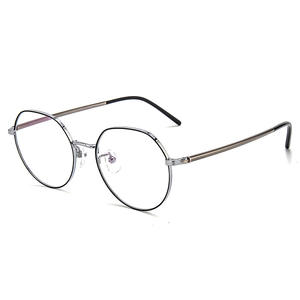 Montures de lunettes rondes à monture complète en titane pur, unisexe, légères, verres en résine, Danyang 3049 - Product Image 1