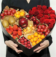 Boîte à fleurs de luxe en forme de grand cœur pour la saint-valentin, pour la fête de mariage, fournisseurs chinois
