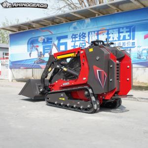Rhinocers XINIU 1.5 1.2 Ton KS925 KS825 <span class=keywords><strong>Mini</strong></span> <span class=keywords><strong>Compact</strong></span> Crawler Skid Steer ISO <span class=keywords><strong>CE</strong></span> EPA bersertifikat murah efisiensi tinggi - Product Image 2