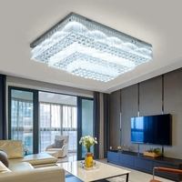 Lampes de plafond modernes, vente chaude, luminaire de luxe nordique pour salon, lampe de plafond en cristal, nouvelle décoration