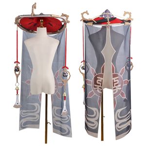 Disfraz de Cosplay de Genshin Impact, Wanderer, <span class=keywords><strong>Kunikuzushi</strong></span>, Uniforme, Peluca, Disfraces de Anime para Halloween, Mujeres, Juego, Fatui, Scaramouche, Balladeer - Product Image 5
