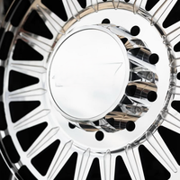 Jantes forgées DRW polies sur mesure 20X8.25 24X8.25 28X8.25 avec enjoliveur central flottant 10X225 8X210 8X180 pour GMC Sierra 3500HD