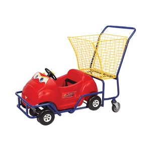 Popular supermercado interesante brillante colores los niños de plástico de carrito de compras - Product Image 2