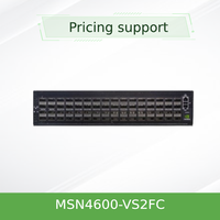 Commutateur Ethernet Mellanox 32 ports 400 Gbps avec prise en charge VLAN, fabriqué en Chine, modèle MSN4700-WS2RC