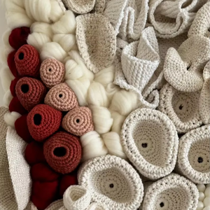 Cadeau de maison Boho tissé tapisserie hôtel haut de gamme décoratif peinture fibre Art 3D texturé mur Art <span class=keywords><strong>corail</strong></span> récif tenture murale Art déco - Product Image 5