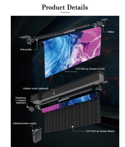 จอแสดงผล LED แบบม้วนเก็บได้ GOB Digital จอ LED แบบม้วนได้ จอทีวี LED พับได้ จอ LED Magic Carpet - Product Image 4