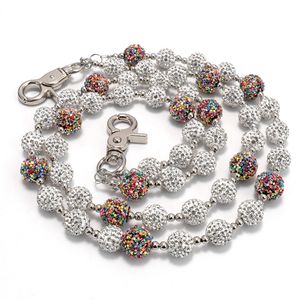 Heavy Duty 10mm Strass Perles avec Coloré Disco Ball <span class=keywords><strong>Chapelet</strong></span> Pantalon Chaîne Hip-Hop Cool Rap Ceinture Décoration Fascinante - Product Image 3