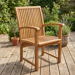 Chaise pliante en bois massif faite à la main, directement du fabricant, style antique vintage poli, pour chambre, salle à manger, restaurant, salon 2 - Product Image 1