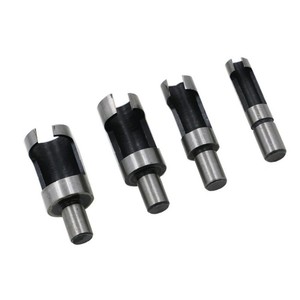 Yili Plug Cutting Bits 45 Steel Forstner Drill Bit Round Shank Woodworking Drilling <b>Tool</b> - Product Image 3