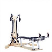 Chaise de yoga pivotante en bois massif, équipement d'entraînement Pilates Zen, résistance réglable pour studio de yoga, salle de sport à domicile, femmes