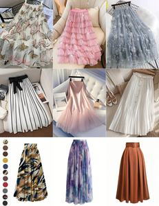 เดรสจับจีบแบบไม่สม่ำเสมอของผู้หญิงเดรสทรงหลวมขนาดกลางและปานกลาง - Product Image 5