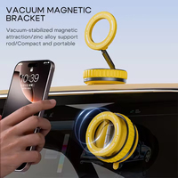 Support de téléphone magnétique flexible à bras long rotatif à 360° avec ventouse HEYBINGO K11 personnalisable pour voiture