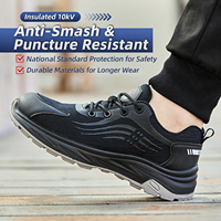 Chaussures de sécurité à embout d'acier, antidérapantes, résistantes à l'huile, bottes de travail industrielles pour hommes