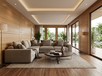 Maison extensible en panneaux de bois haut de gamme, maison conteneur 2 chambres meublée, maison préfabriquée pliante de luxe, maison en bois sculpté de 20 pieds