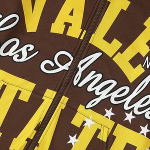 Conjunto Deportivo Casual Americano, Personalizado, con Estampado Digital, Pantalones Anchos y Sudadera con Cremallera para Hombre - Product Image 3