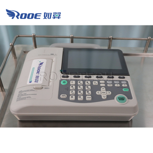 ECG301 Chine médical numérique 7 pouces écran couleur Portable <span class=keywords><strong>Holter</strong></span> 3 canaux ECG Machine - Product Image 3