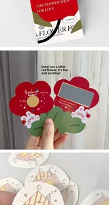 Tarjetas de Agradecimiento Personalizables, Tarjetas de Postventa, Tarjetas Plegables en <span class=keywords><strong>Inglés</strong></span> para Comercio Transfronterizo, Tarjetas Troqueladas, Papel Recubierto Impreso en Offset - Product Image 2