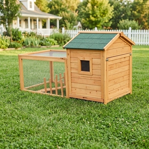 SDR025 Eco-Friendly Wooden <b>Rabbit</b> Hutch-Outdoor All Seasons Pet House - Product Image 1