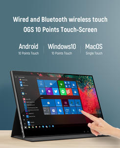 Interruptor automático para <span class=keywords><strong>PS4</strong></span>, pantalla táctil de 15,6 pulgadas, batería para videojuegos, airplay, wifi, 1080p, 4k, monitor portátil inalámbrico - Product Image 5