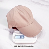 Casquette de baseball personnalisée Qianzun Sport Material Active Hat, 6 panneaux, en nylon, brodée sur le côté, réglable, séchage rapide, réfléchissante, vierge