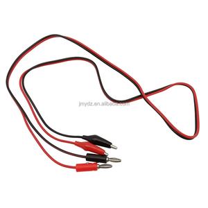 Cable de conexión de alimentación con conector tipo banana a pinza de cocodrilo, de 2 hilos y 4 pinzas, de colores - Product Image 5