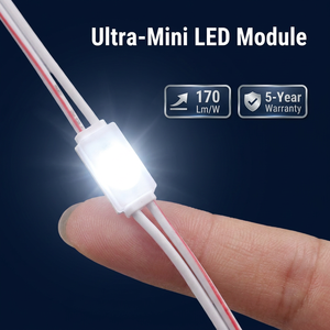 Super Bright 170Lm/W <b>LED</b> Module 12V SMD 2835 Waterproof IP67 <b>Mini</b> <b>LED</b> Modules with Lens for 3cm Depth Channel Letters - Product Image 1