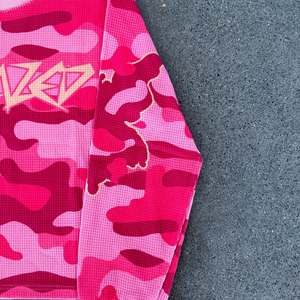 T-shirt Termica a Maniche Lunghe in Tessuto Waffle Mimetico Personalizzato per Uomo, Stile Streetwear Hip-hop - Product Image 4