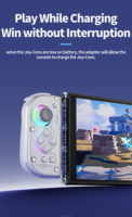 Adaptador AOLION para Controles Joy-Con de Switch, Convertidor Magnético Recargable para Usar con la Consola Switch 2