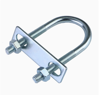 Collier de serrage en U à tête hexagonale en acier inoxydable ANSI JIS EN ISO pour tuyaux, conduites, suspension de remorque, fixation automobile et industrielle