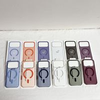 Coque de téléphone anti-jaunissement en acrylique rigide ultra-transparente avec NFC IC et fenêtre, compatible avec le chargement magnétique sans fil pour iPhone 18 17 16 Pro Max