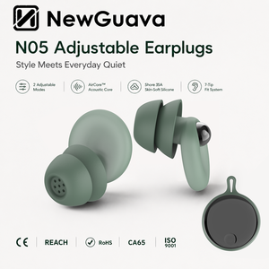 Bouchons d'oreilles tendance réglables avec <span class=keywords><strong>filtre</strong></span> <span class=keywords><strong>acoustique</strong></span>, lavables, en silicone souple, avec boule décorative, pour club, rave, DJ, soirée, vie nocturne - Product Image 1