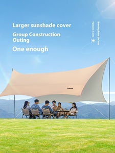 New Six-Piece Silver <b>Canopy</b> Outdoor Camping <b>Tent</b> With Rainproof Table and Chair Vinyl <b>Canopy</b> <b>Tent</b> Tarp Collection QF0014839 Outd - Product Image 2