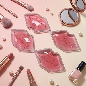 Impacco di Gel Flessibile a Forma di Labbra con Glitter, per Terapia Caldo/<span class=keywords><strong>Freddo</strong></span>, Ideale per Estetica e Recupero Post-Operatorio - Product Image 1