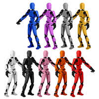 Luckykoo Figurine articulée multi-points 13 points de fixation, imprimée en 3D, créative, jouet robot de décompression, vente chaude