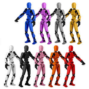 Luckykoo Hot Sell <b>Dummy</b> 13 Multi-Articular Action Figure 3D Printed Joint Movable Creative Decompression Doll Robot Toys - Product Image 2