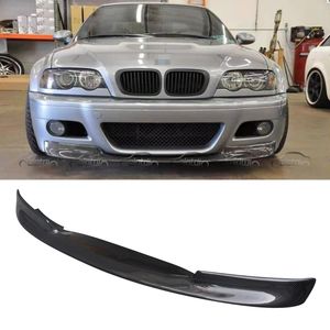 2001 + para BMW <span class=keywords><strong>E46</strong></span> M3 <span class=keywords><strong>CSL</strong></span> labio de parachoques delantero de fibra de carbono con alerón de labio de barbilla Rocker Winglet Splitter Flap nueva condición - Product Image 3