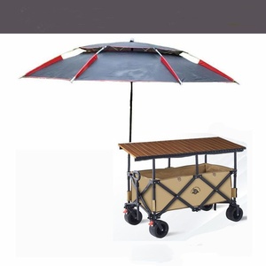 Nouveau design chariot <span class=keywords><strong>pliable</strong></span> en aluminium <span class=keywords><strong>remorque</strong></span> <span class=keywords><strong>pliable</strong></span> extérieure pour le camping <span class=keywords><strong>plage</strong></span> voyage shopping stockage et outils chariot à main - Product Image 3
