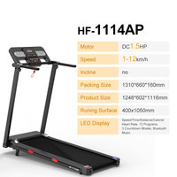Tapis de course électrique pliable pour la maison avec écran LED et moteur DC 1,5 CV pour le fitness sportif
