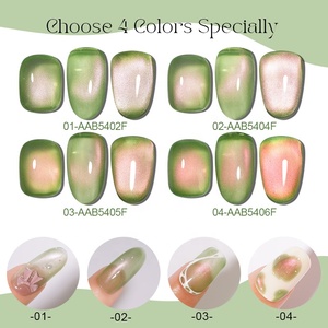 R S ongles goyave oeil de chat Gel vernis à ongles Logo personnalisé rose <span class=keywords><strong>clair</strong></span> gelée <span class=keywords><strong>vert</strong></span> magnétique Uv Gel - Product Image 6