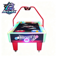 Arcadix Machine de jeu de hockey sur air à monnayeur, Table de hockey sur air, 2 joueurs, pour usage commercial en intérieur, pour enfants, vente en gros