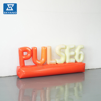 Modèle gonflable personnalisé en PVC en forme de lettre ou de mot pour activités extérieures, décoration d'ambiance commerciale et paysagère
