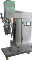 Mini émulsifiant sous vide de laboratoire de bureau 5L-50L, homogénéisateur nano à engrenages en acier inoxydable pour sérum, crème solaire, produits chimiques pour les lèvres et petites productions