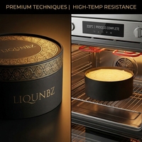 Boîte à gâteau ronde basque de luxe, logo personnalisé, impression UV, boîte à gâteau en papier de qualité alimentaire pour chaîne de boulangeries