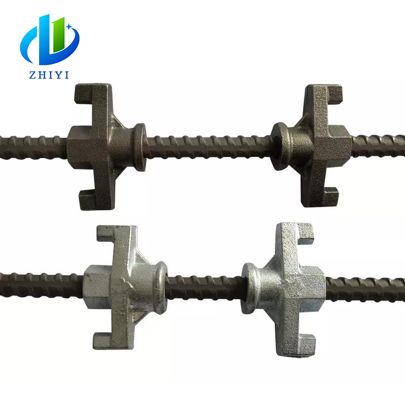 formwork fibreglass tie rod d15/17mm two arm wing nut tie nut formwork cast iron tie rod formwork anchor wing nut