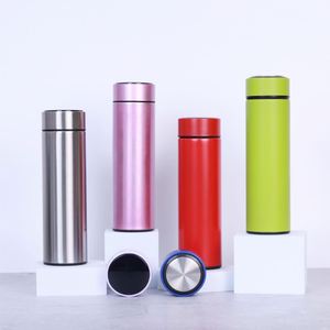 Custom Logo 500ml Led Digital Display <b>Thermos</b> Water <b>Bottle</b> Led Smart Digital Temperature Display Water <b>Bottle</b> - Product Image 1